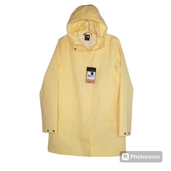 North Face Womens' Woodmont Parka Light Utility Jacket Pale Banana Yellow Small - Picture 13 of 13